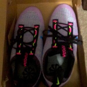 Womens Air VaporMax 2021 FK NN. pink blast, black photo, blue. Size 7.5